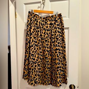 Kate Spade animal print midi length skirt